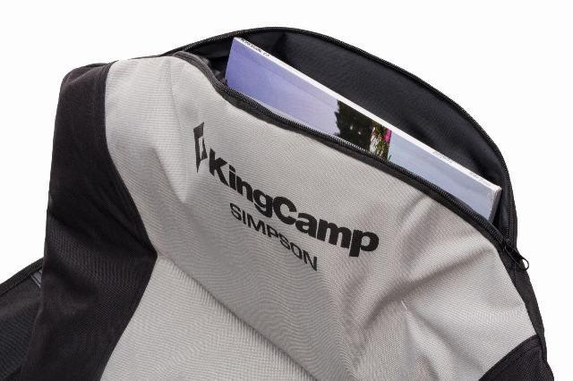 KingCamp Раскладное кресло для туризма King Camp 3888 Delux Steel Arms Chair