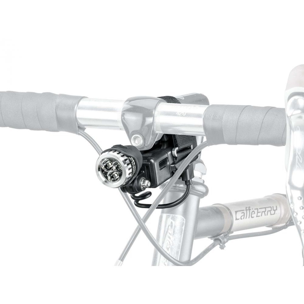 TOPEAK Светодиодный велофонарь с внешним аккумулятором Topeak WhiteLite HP Mega 420