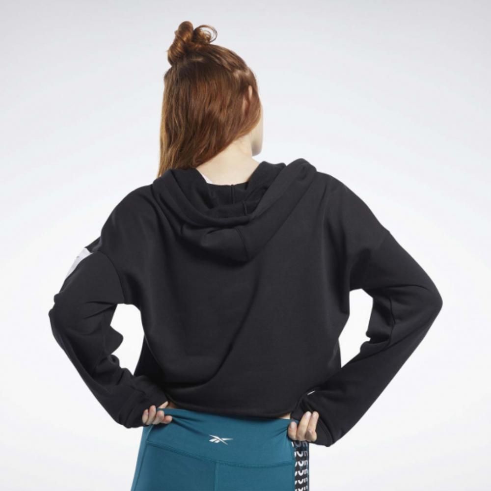 Reebok Теплая женская толстовка Reebok Wor Myt 1/4 Zip Hoodie