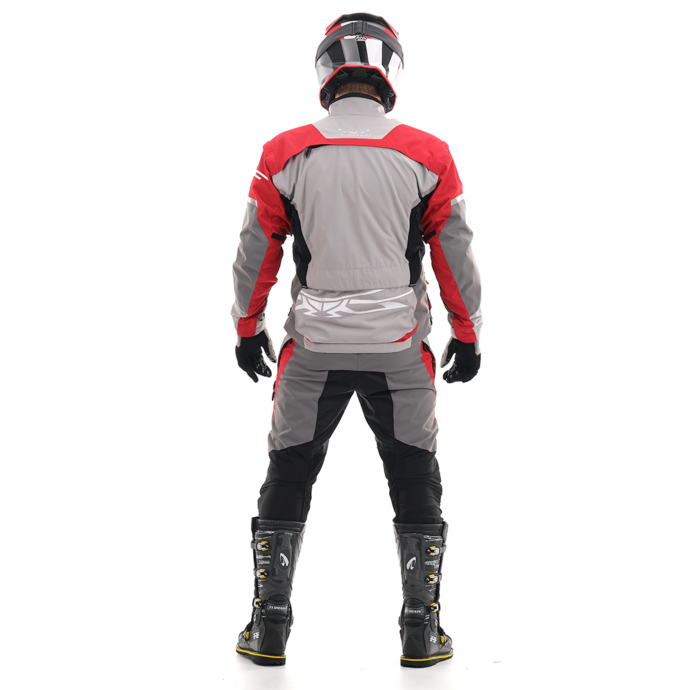 DRAGONFLY Брюки Эндуро Freeride DF Grey-Red (Короткие)