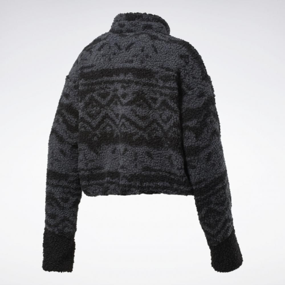 Reebok Теплый женский джемпер Reebok Cl Gp We Fleece Aop