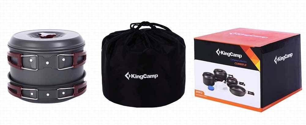 KingCamp Туристический набор котелков King Camp 3912 Climber 3
