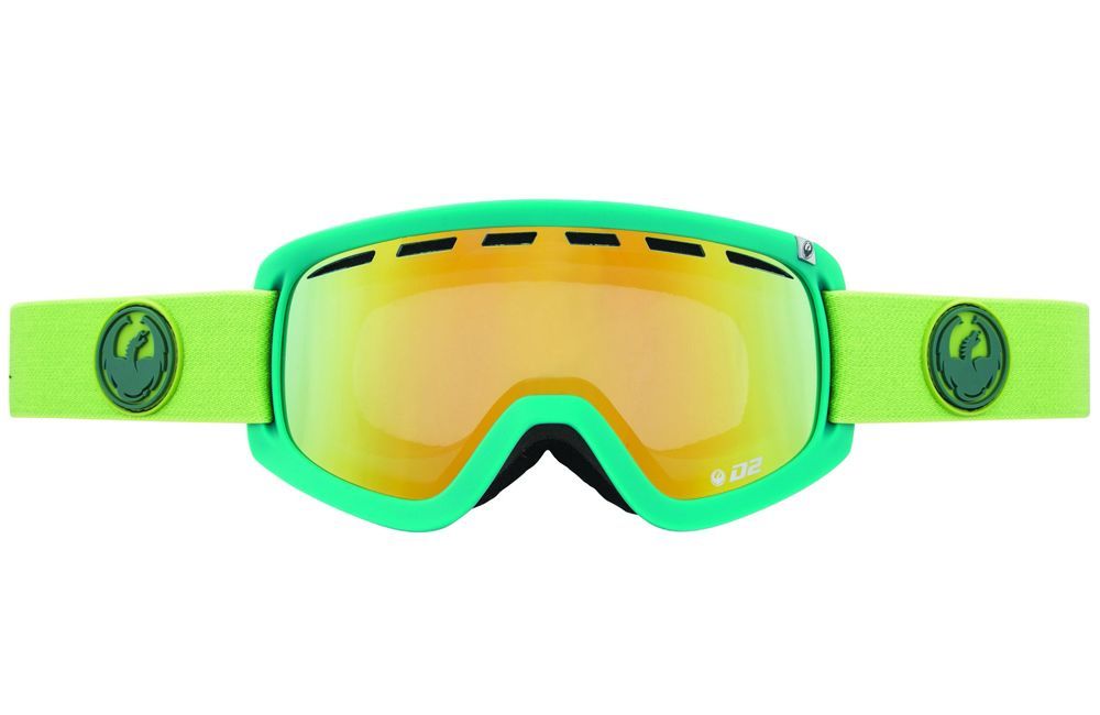 Dragon Alliance Маска оправа линзы Dragon Alliance (snow) D2 ( GrassHeather, Smoke Gold Ionized + Yellow)