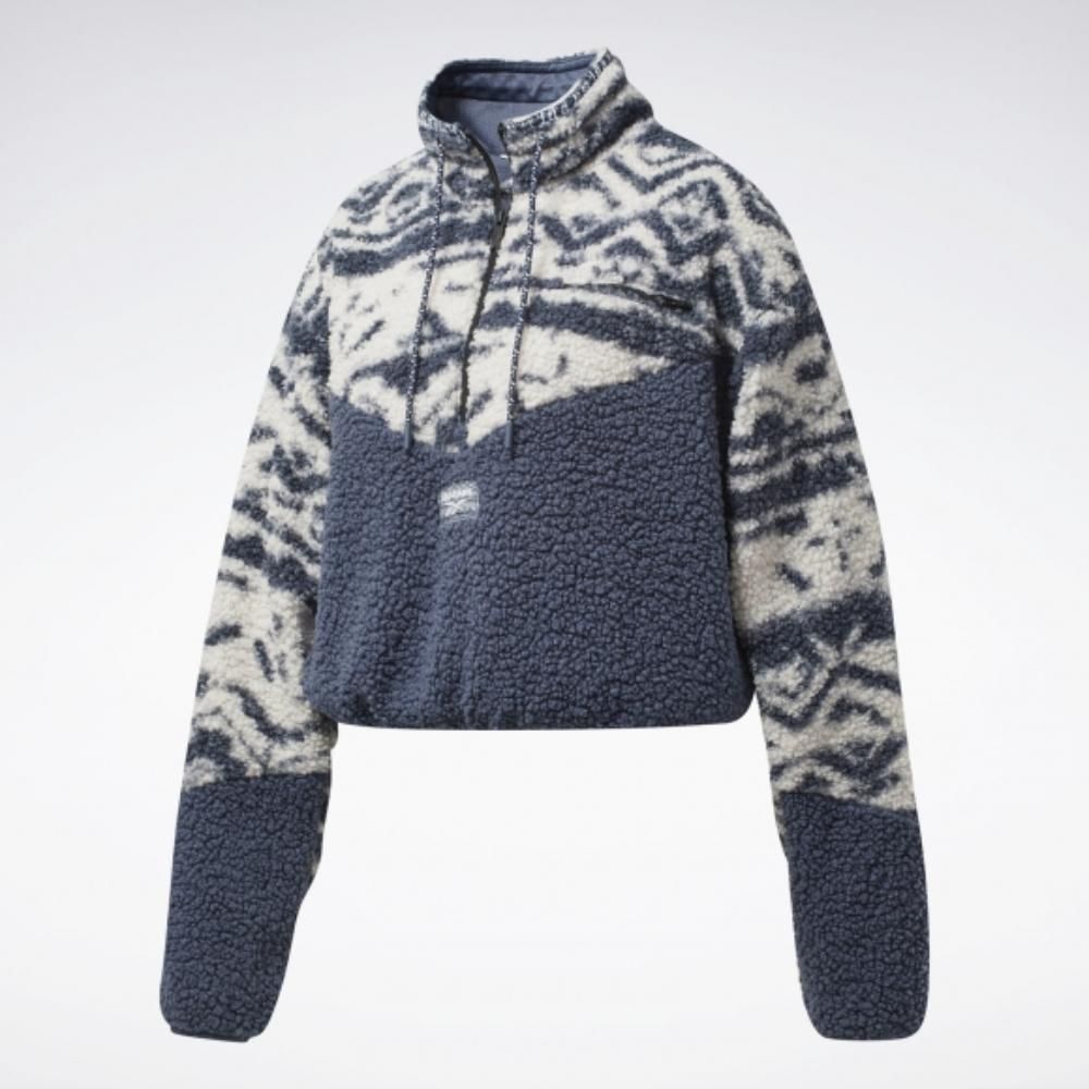 Reebok Теплый женский джемпер Reebok Cl Gp We Fleece Aop