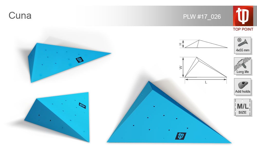 Top Point Яркий рельеф для скалолазания Top Point Cuna