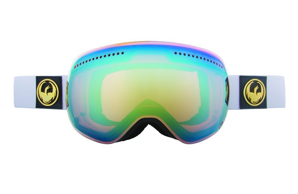 Dragon Alliance Маска оправа линзы Dragon Alliance (snow) APXS ( White, Gold Ionized + Amber)