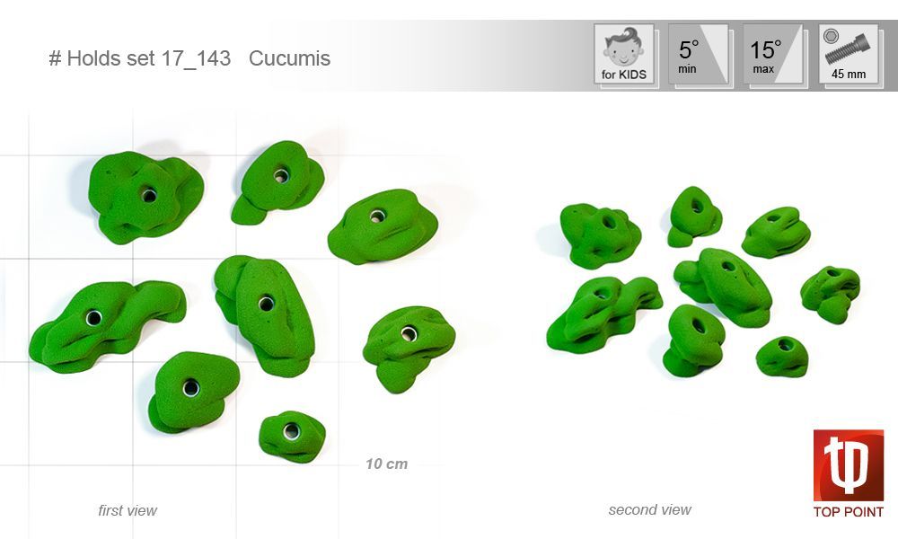 Top Point Зацепы для скалодромов Top Point #143 Cucumis