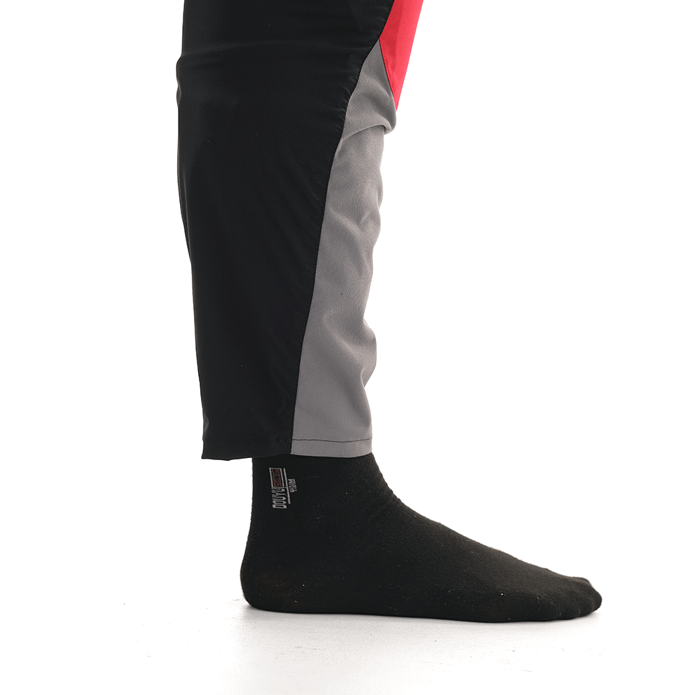 DRAGONFLY Брюки Эндуро Freeride DF Grey-Red (Короткие)