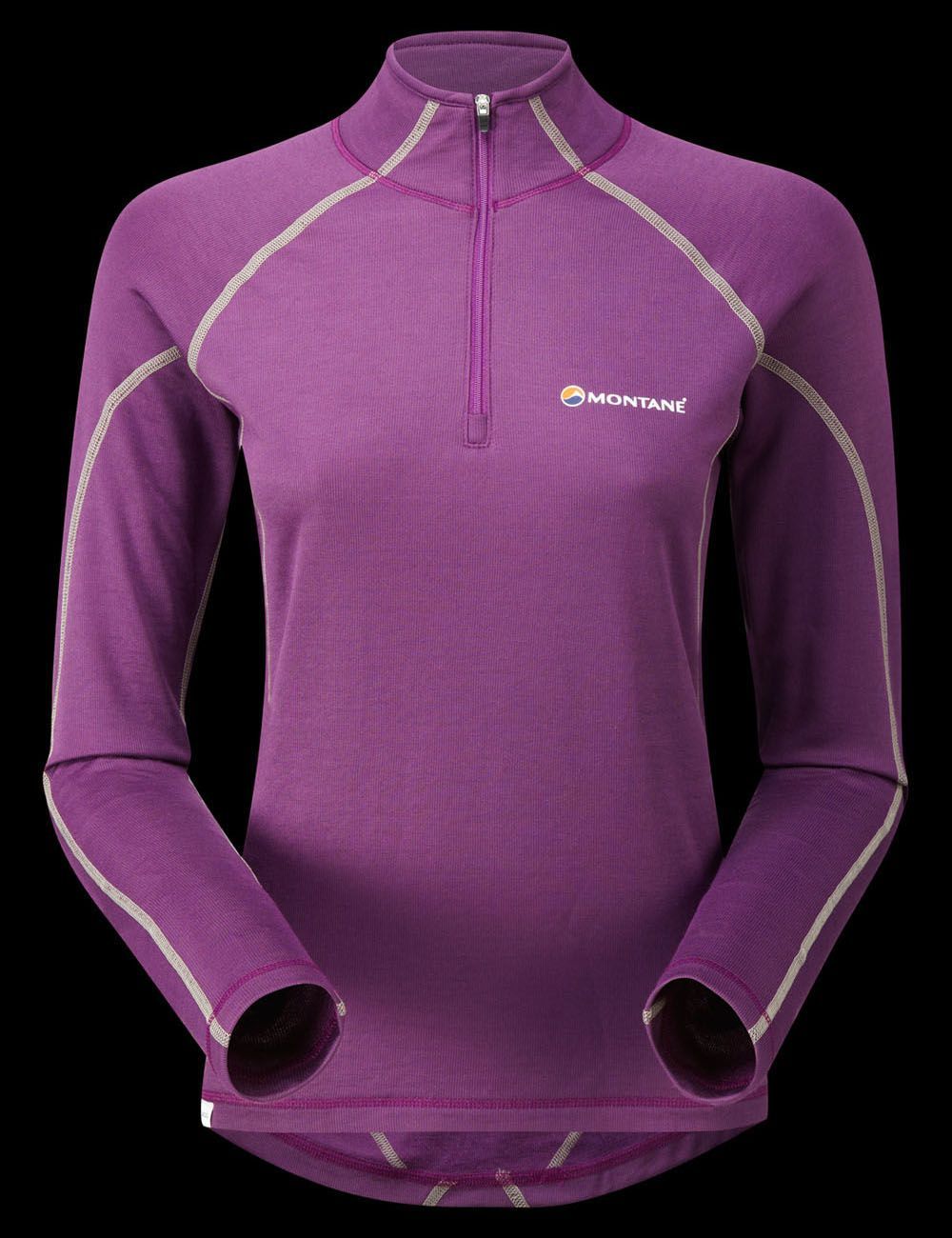 Montane Футболка женская Montane Bionic L/S Zip Neck