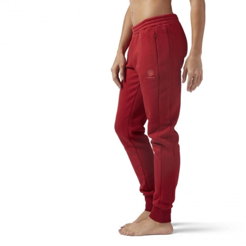 Reebok Стильные женские брюки Reebok F Franchise Fleece Pant Rich Magma S18-R