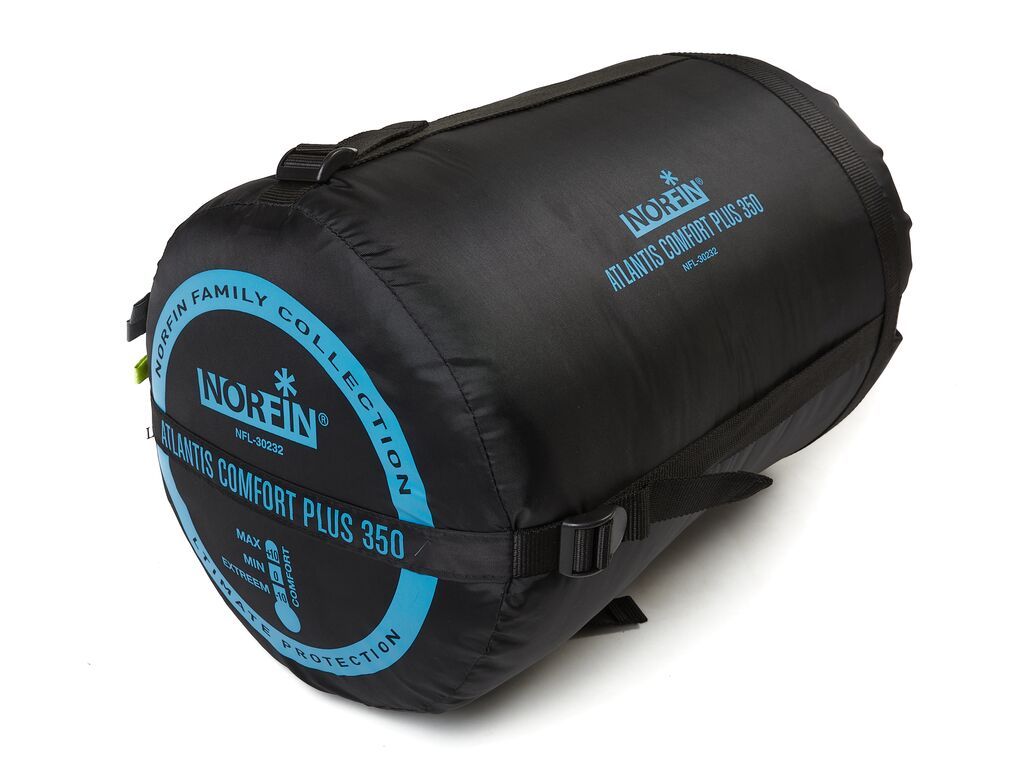 Norfin Спальный мешок-одеяло правый Norfin Atlantis Comfort Plus 350 R (комфорт 0 С)