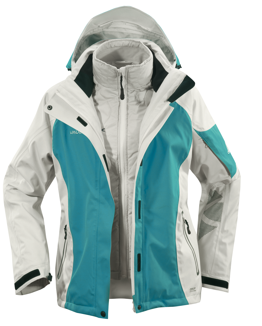 Vaude Женская куртка с флисовой подстежкой Vaude Women's Ciampinoi 3 in 1 Jacket II