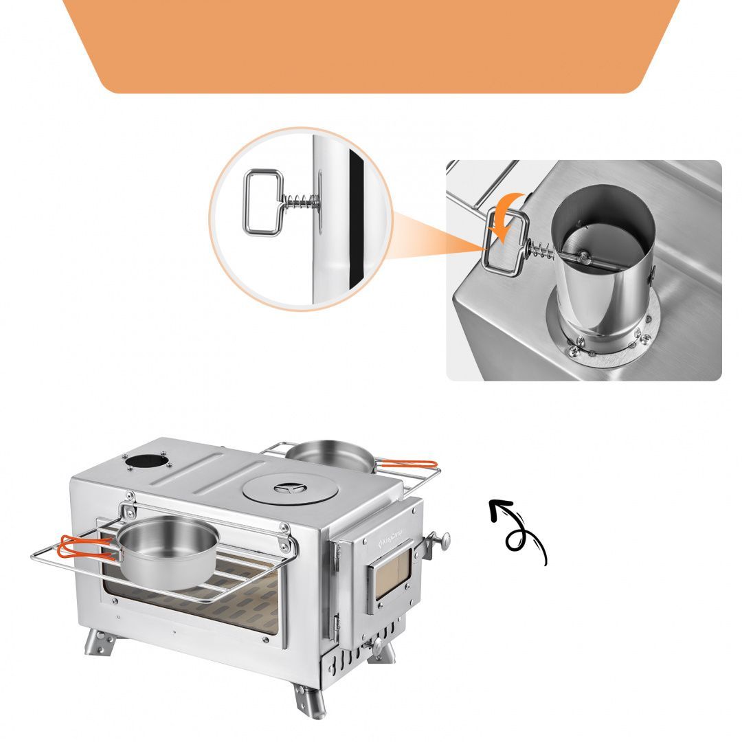 KingCamp Походная печь King Camp 2320 Hot Tent Stove Plus