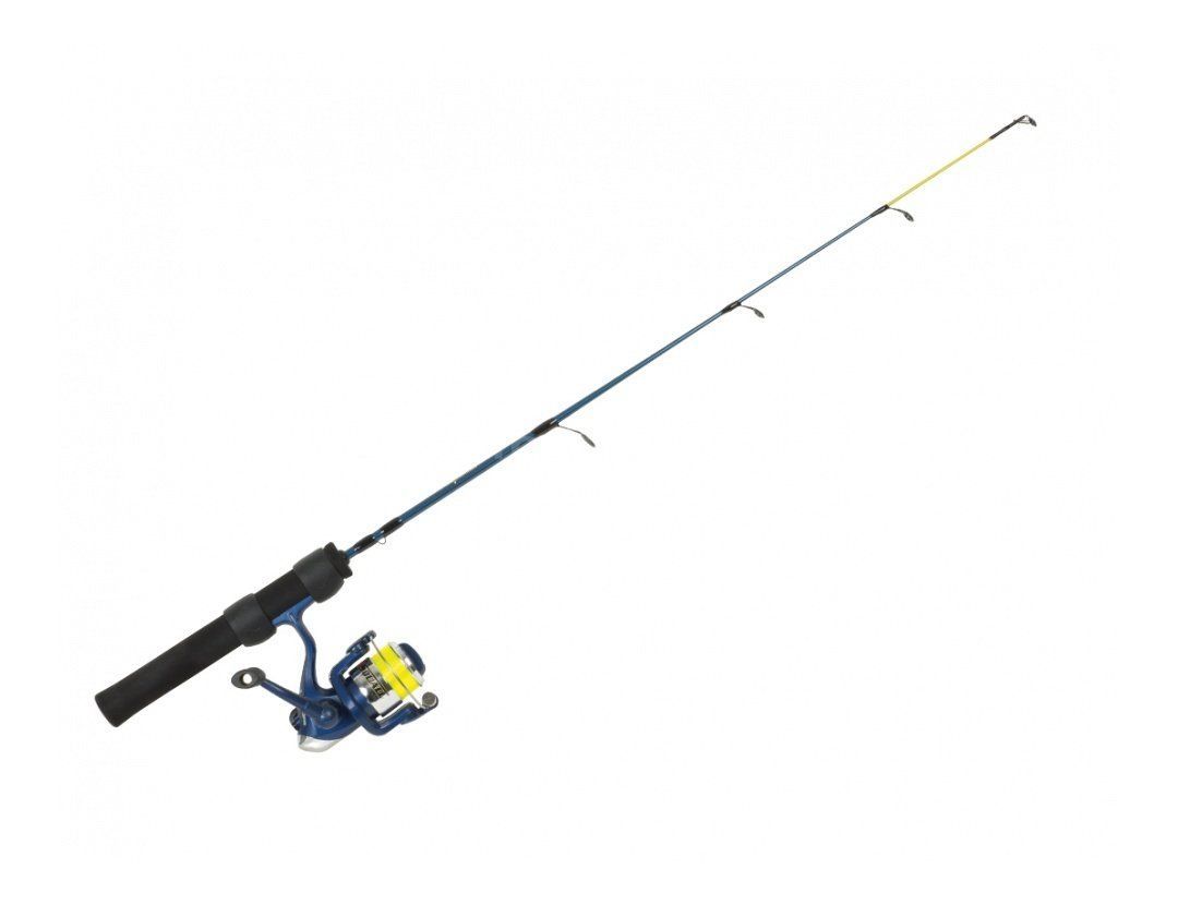 Rapala Удочка с катушкой и леской для зимней рыбалки Rapala Sufix SquallIce Combo 28"