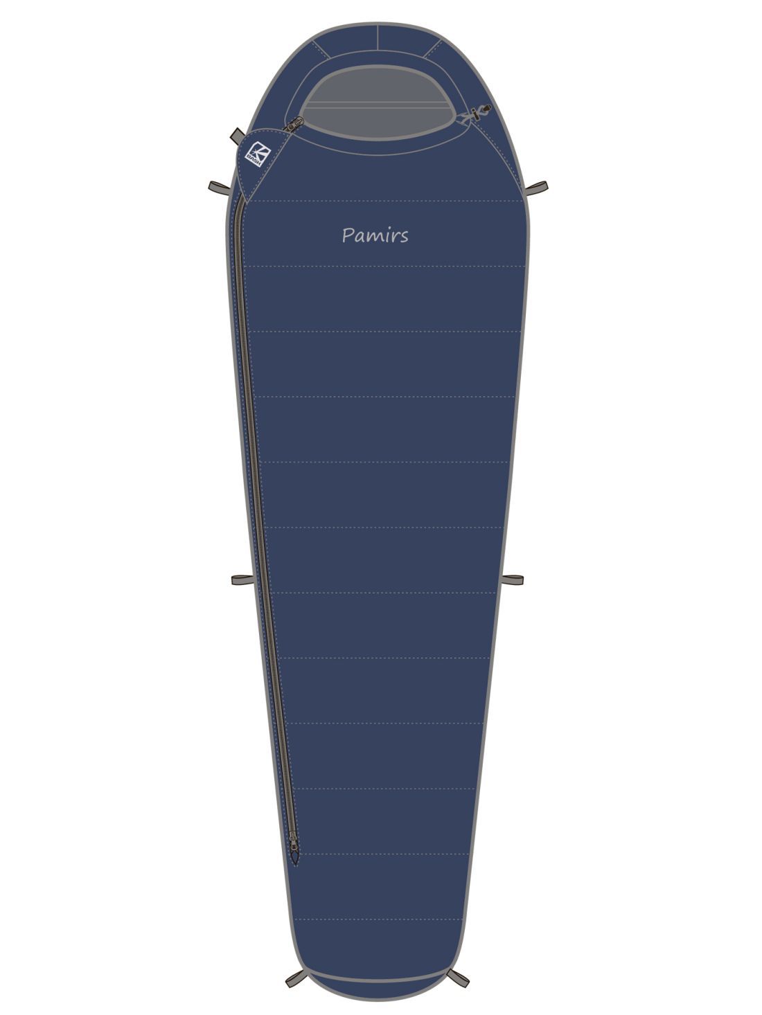 Bask Пуховый спальник Bask Pamirs V2 700+ левый (Комфорт -8)