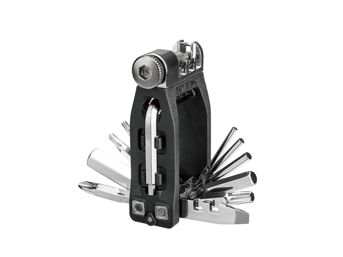 TOPEAK Складной мультиинструмент Topeak Ninja 16+, 16 Function Mini Tool, W/O Bag