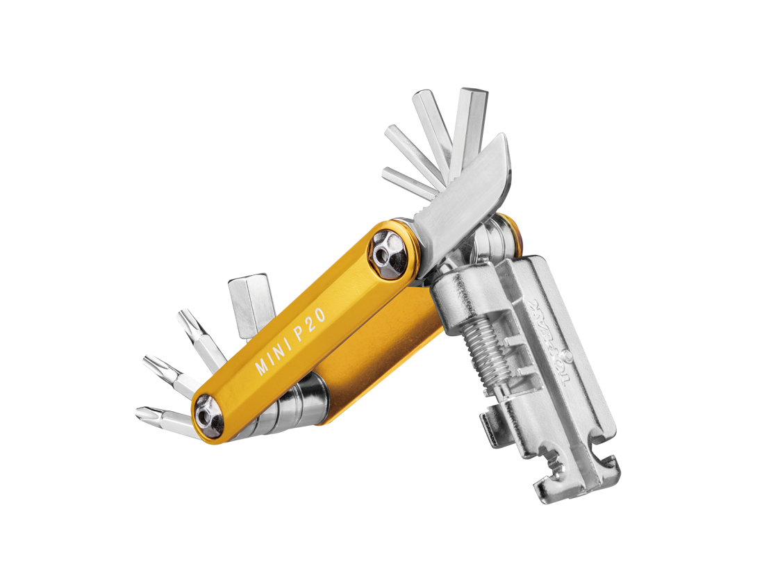 TOPEAK Профессиональный мультиинструмент Topeak Mini P20, 20 Functions, W/Chainlink Tool, W/Bag