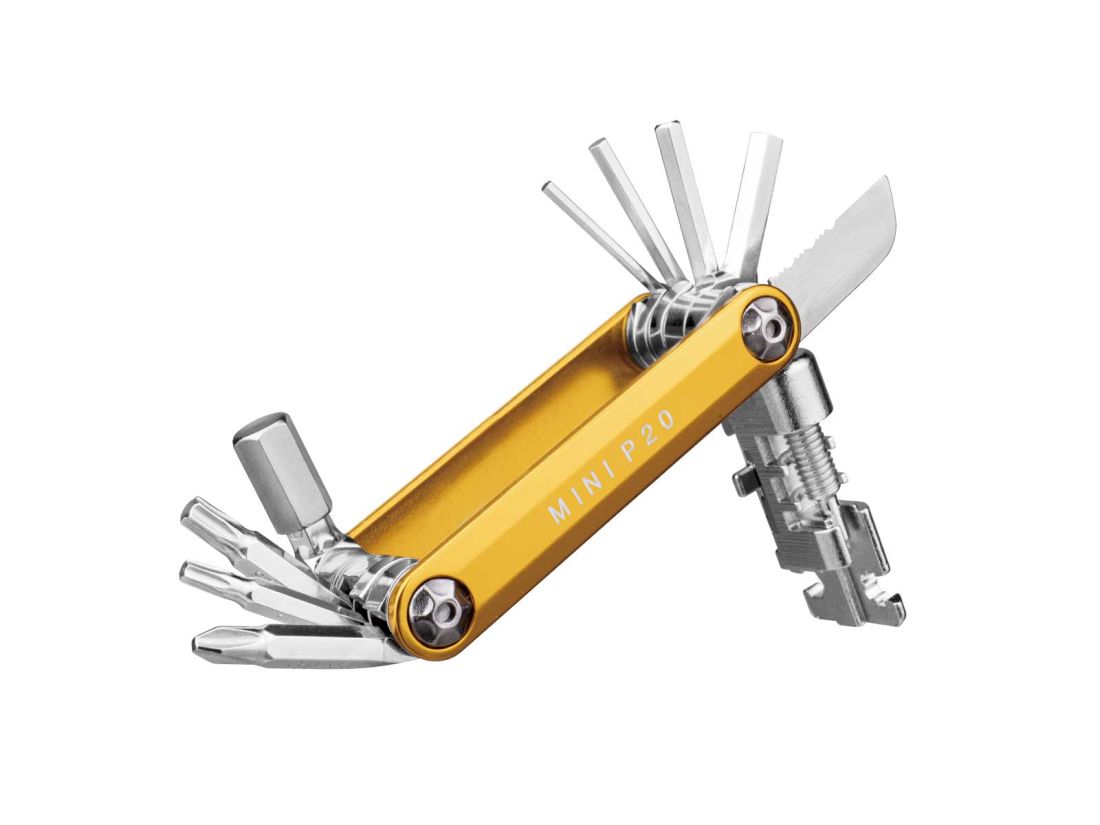 TOPEAK Профессиональный мультиинструмент Topeak Mini P20, 20 Functions, W/Chainlink Tool, W/Bag