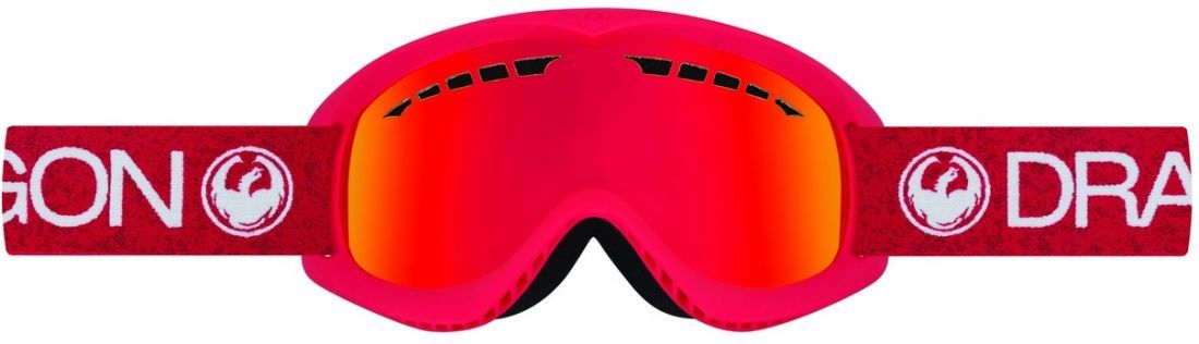 Dragon Alliance Маска для сноуборда оправа линза Dragon Alliance DX ( Red, Red Ionized)