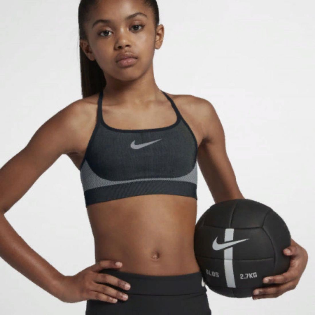  Стильный детский топ Nike G NK Bra Seamless