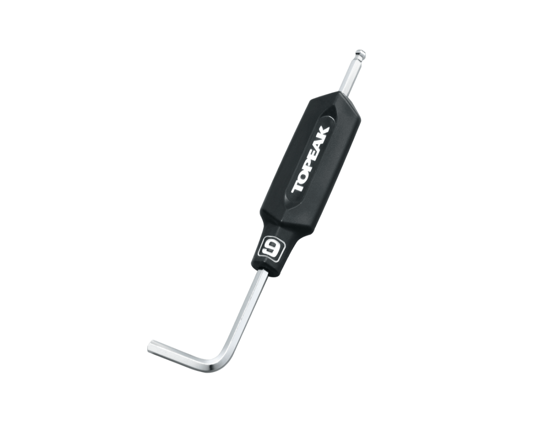 TOPEAK Удобный ключ Г-образный шестигранный Topeak DuoHex Tool