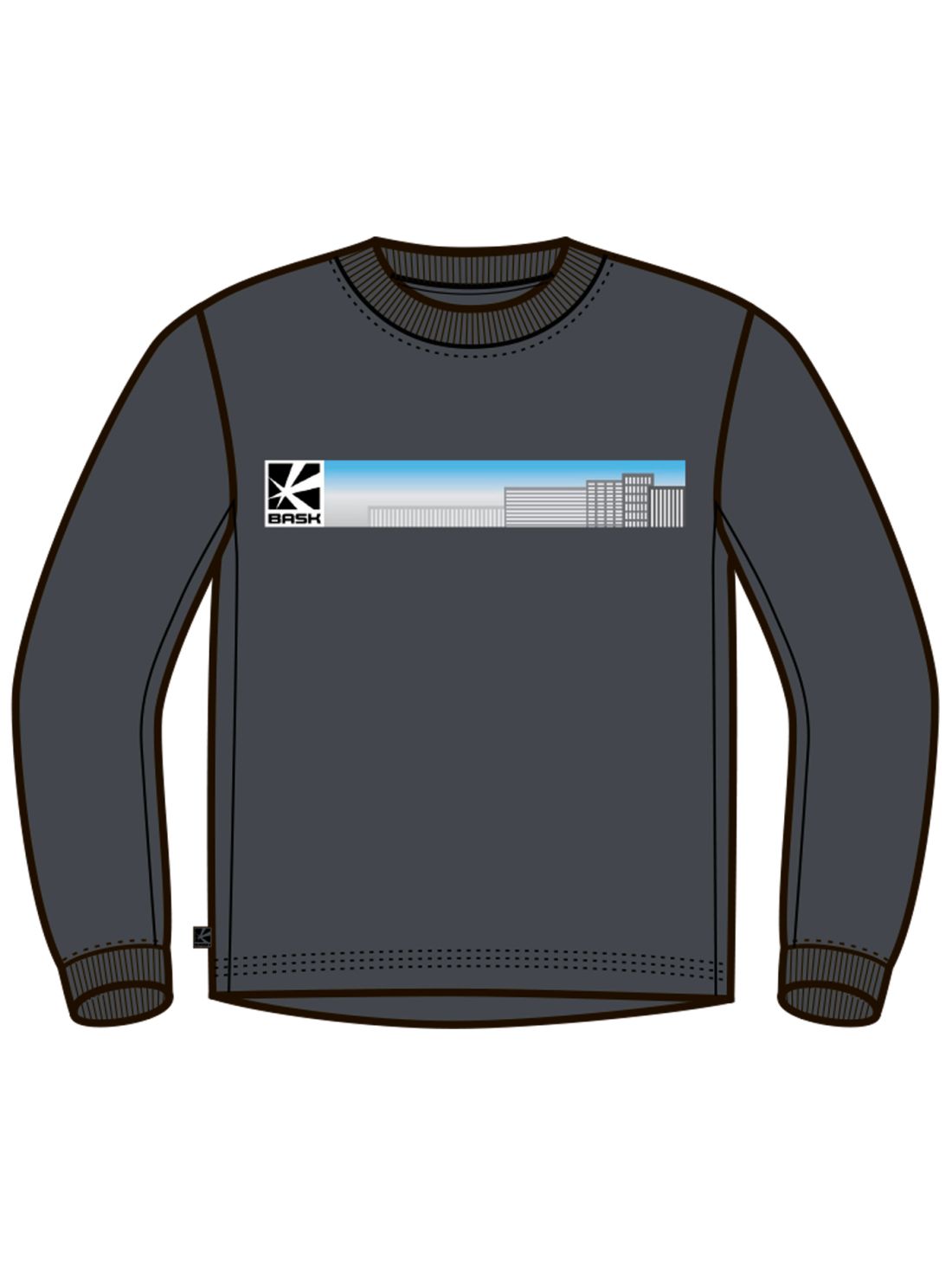 Bask Футболка мужская с длинным рукавом Bask City Line LS
