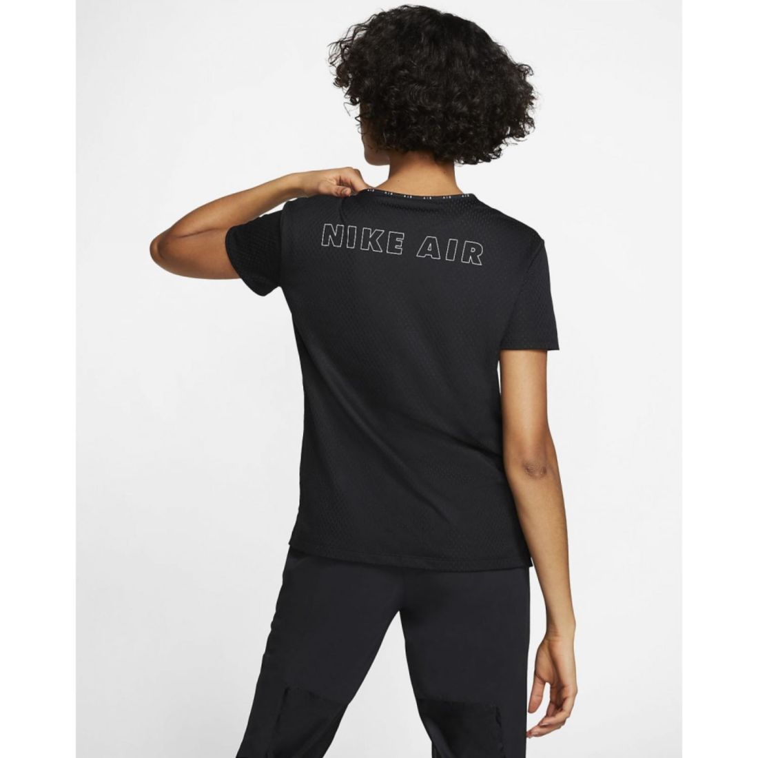 Nike Стильная женская футболка Nike Air Women's Short-Sleeve Running Shirt