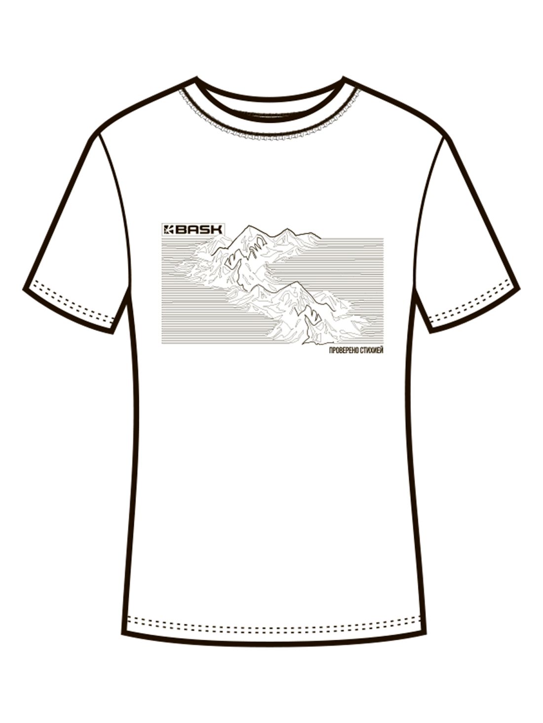 Bask Футболка женская Bask Topography LT V2