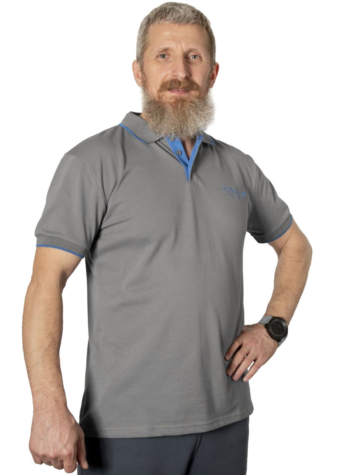 Salmo Рубашка поло Salmo GREY 