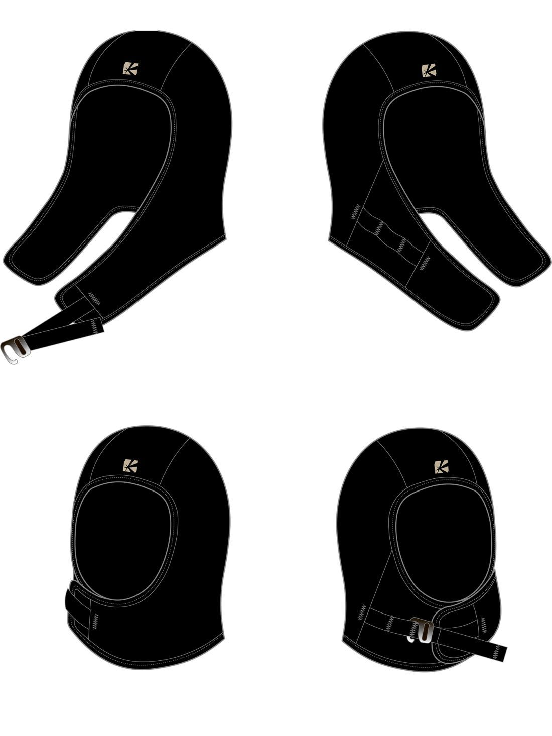 Bask Теплый зимний шлем Bask Snow Helmet V3