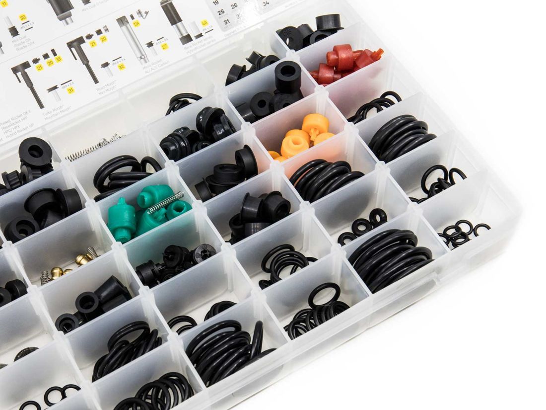 TOPEAK Профессиональный бокс с запчастями Topeak Pump Rebuilt Kits BOX II