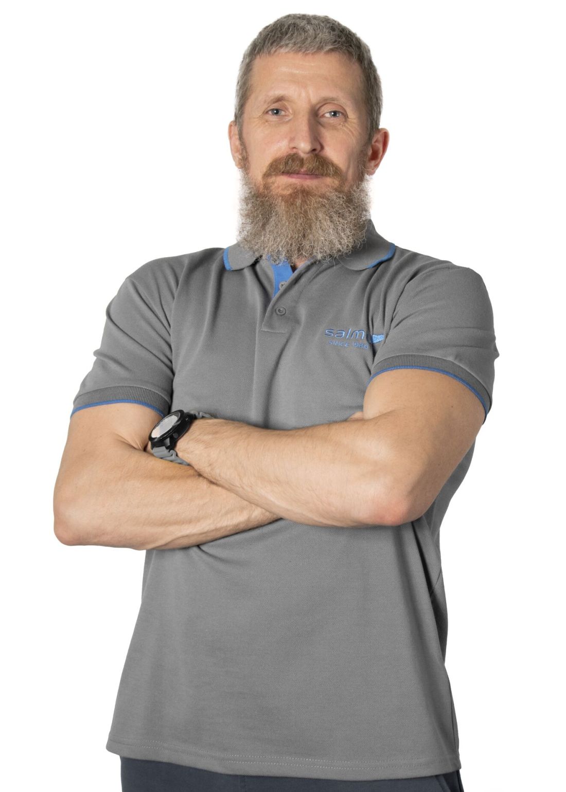 Salmo Рубашка поло Salmo GREY 