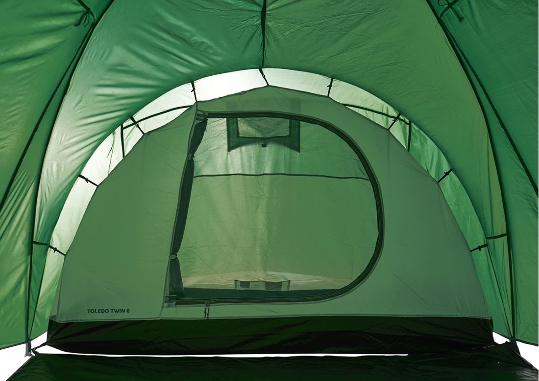 Jungle Camp Двухслойная вместительная палатка Jungle Camp Toledo Twin 6
