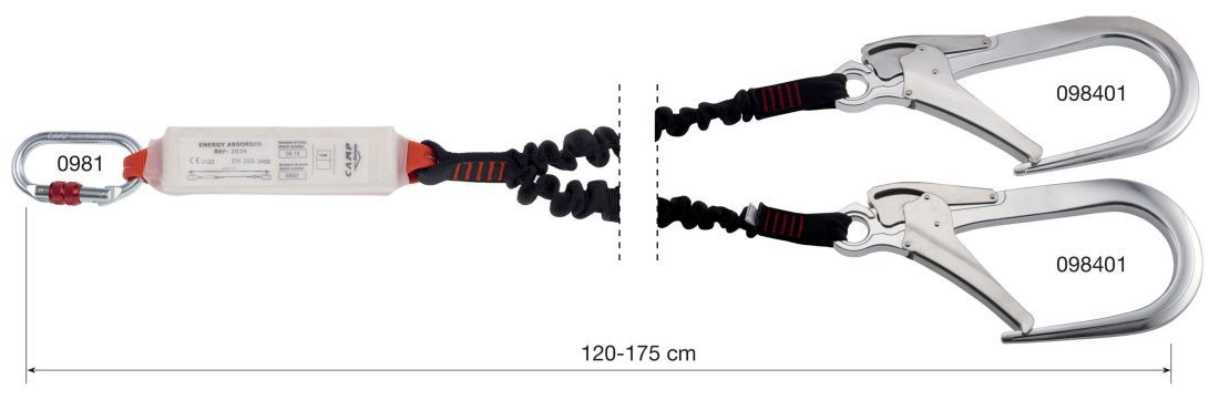 Camp Двойной строп с амортизатором Camp Shock Absorber Rewind Double