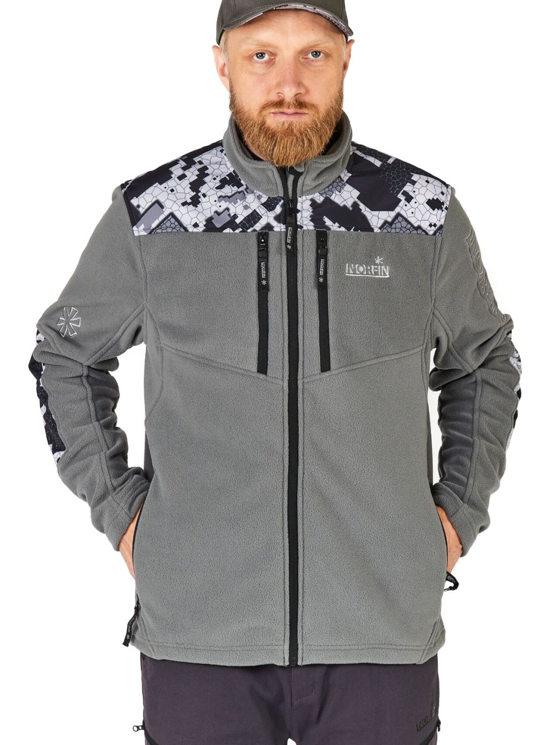 Norfin Джемпер флисовый Norfin Glacier Camo
