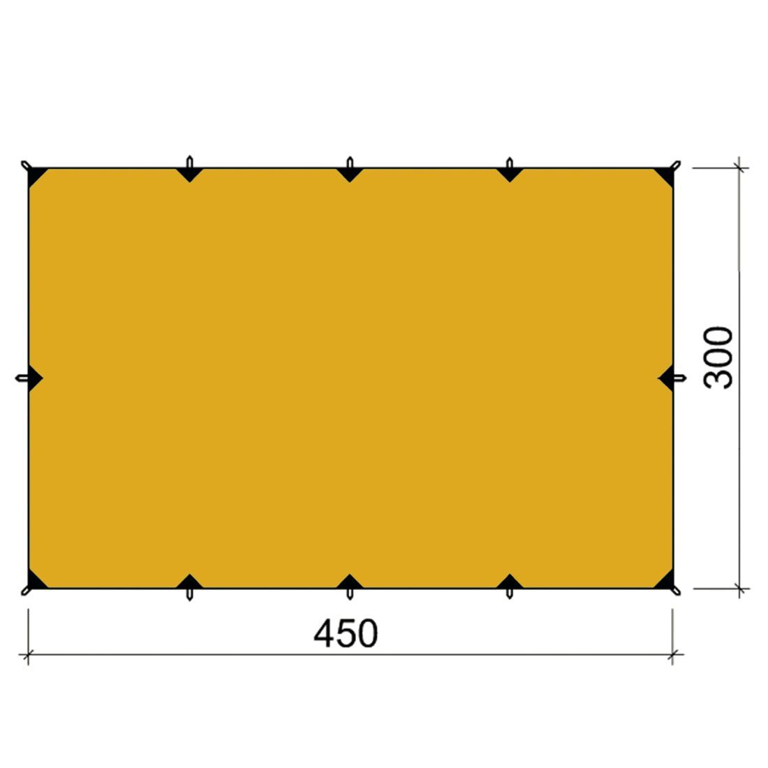 Bask Тент туристический Bask Canopy Silicone 3*4,5