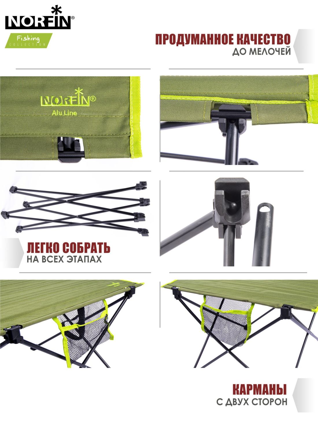 Norfin Стол складной Norfin Luoma Compact NF Alu