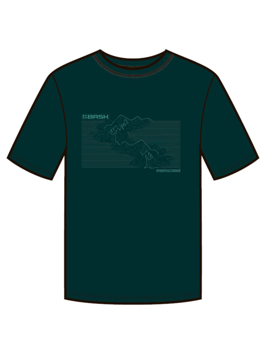 Bask Футболка мужская Bask Topography MT V2