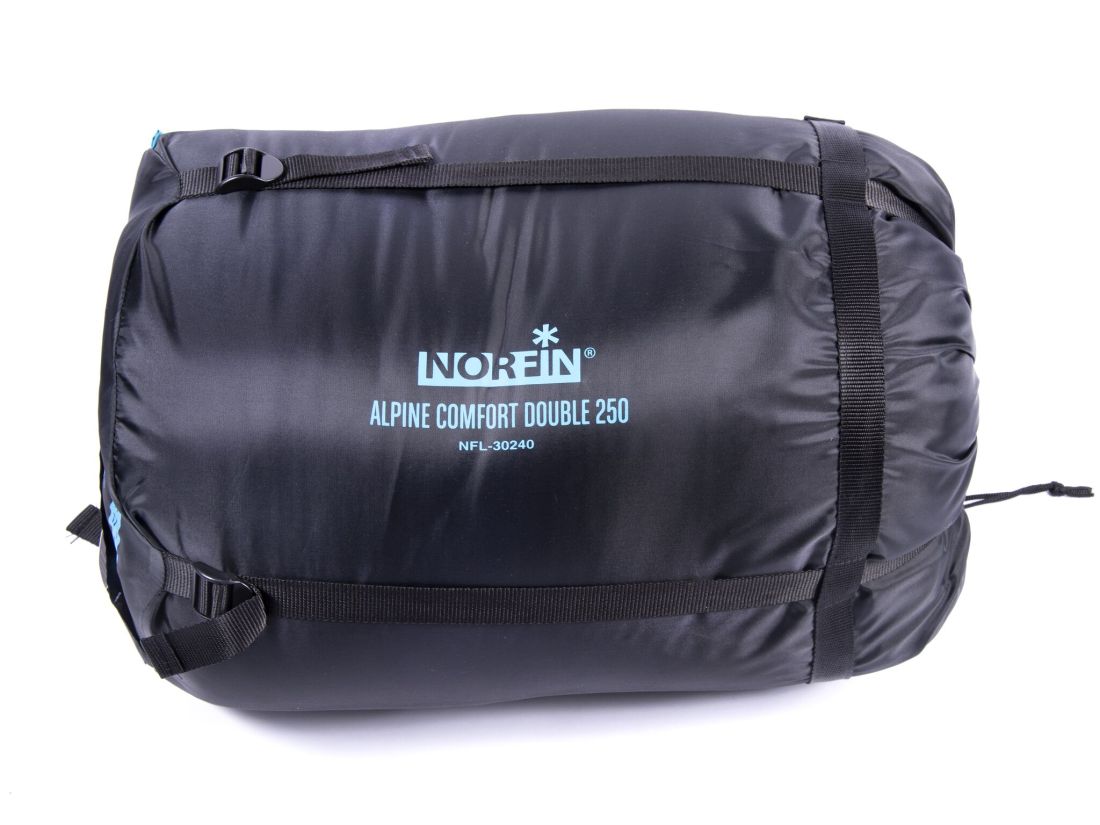 Norfin Мешок-одеяло спальный Norfin Alpine Comfort Double 250 (комфорт +10)