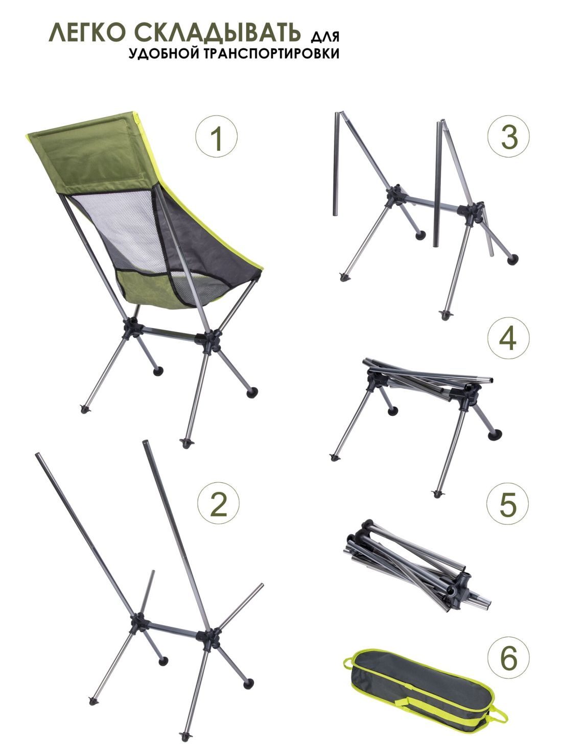 Norfin Кресло складное Norfin Impola Compact NF Alu