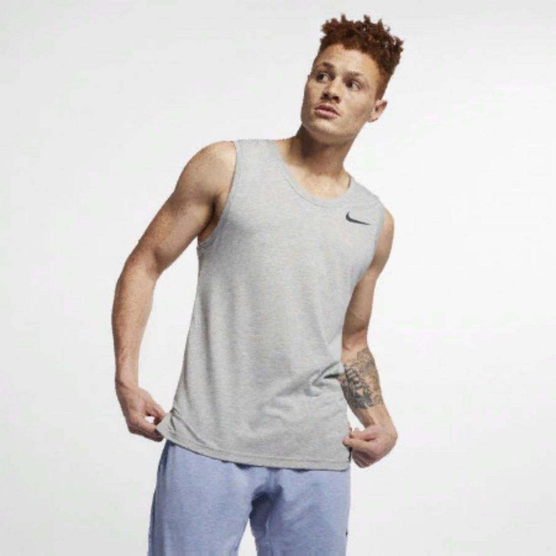 Nike Комфортная мужская футболка Nike M Nk Brt Tank Hpr Dry