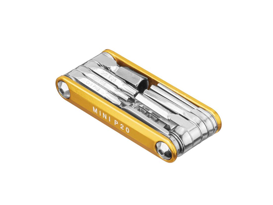 TOPEAK Профессиональный мультиинструмент Topeak Mini P20, 20 Functions, W/Chainlink Tool, W/Bag