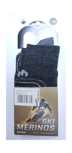 Mico Носки комфортные с шерстью Mico Ski technical sock in merino wool L+R