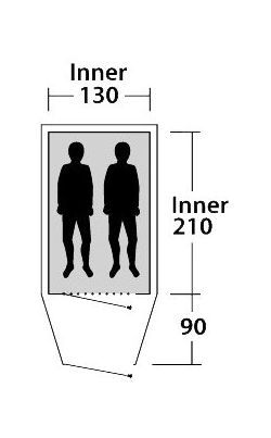 Outwell Палатка двухслойная для пары Outwell Earth 2
