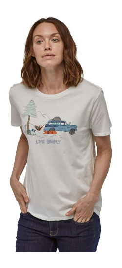 Легкая футболка Patagonia Live Simply Lounger Organic Crew T-Shirt