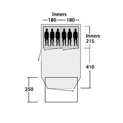 Outwell Палатка шестиместная Outwell Roswell 6A