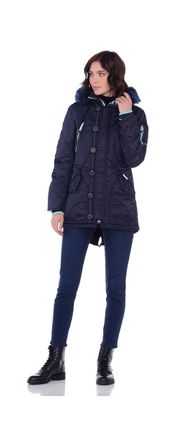 SuperDry Sport & Snow Зимняя длинная куртка Superdry SD-L Parka