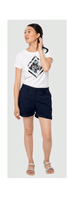 Jack Wolfskin Эластичные шорты для туризма Jack Wolfskin Desert Shorts W