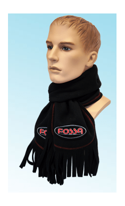 FOSSA Универсальный шарф FOSSA Black Skarf