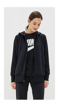 Nike Толстовка на молнии с капюшоном Nike W NK Dry Flc Get Fit Hoodie FZ